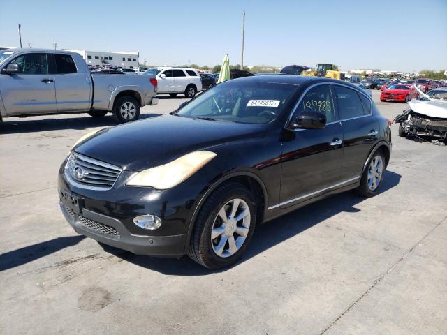 JNKAJ09EX8M300048 - 2008 INFINITI EX35 BASE Սև լուսանկար 2