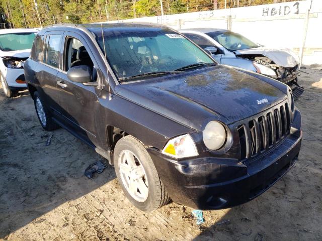 1J8FT47098D792452 - 2008 JEEP COMPASS SP BLACK photo 1