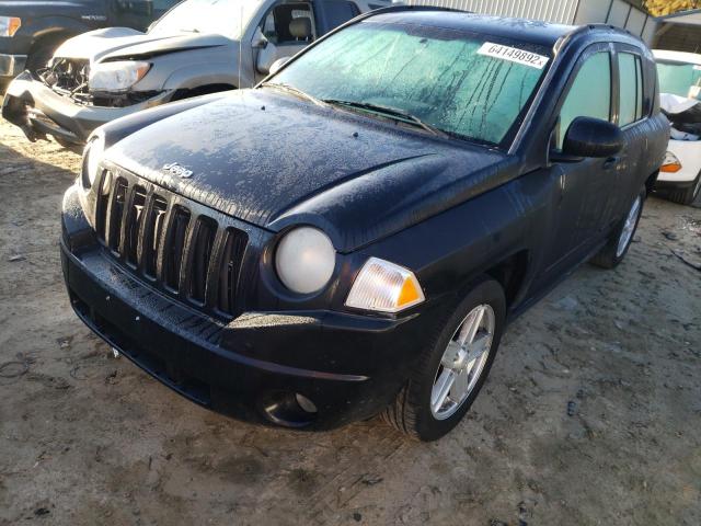 1J8FT47098D792452 - 2008 JEEP COMPASS SP BLACK photo 2