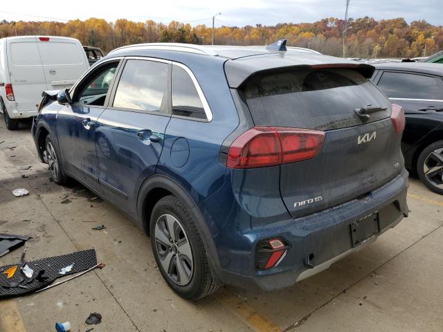 KNDCB3LC3N5507273 - 2022 KIA NIRO LX BLUE photo 3