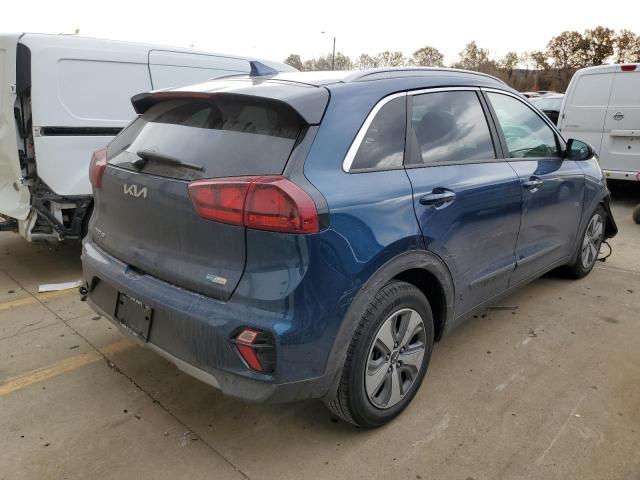 KNDCB3LC3N5507273 - 2022 KIA NIRO LX BLUE photo 4