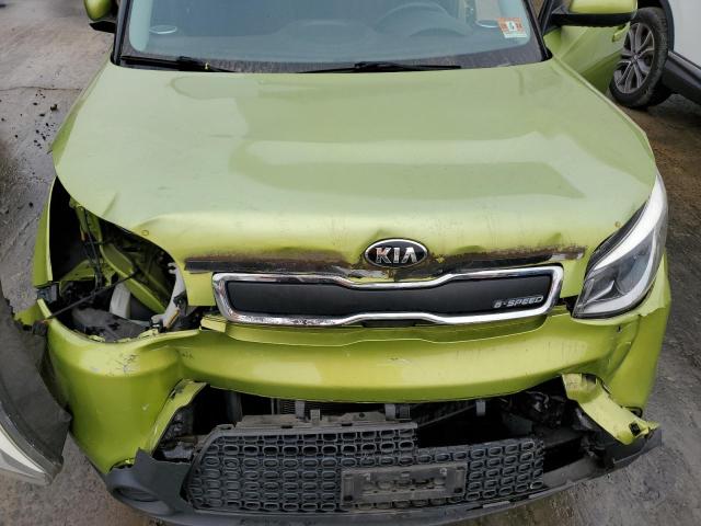 KNDJN2A29F7790884 - 2015 KIA SOUL GREEN photo 7