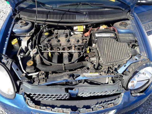 1B3ES56C53D101676 - 2003 DODGE NEON SXT BLUE photo 7