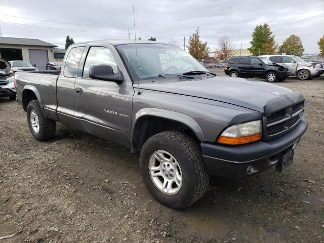 1B7GG32N62S652679 - 2002 DODGE DAKOTA SPO GRAY photo 1