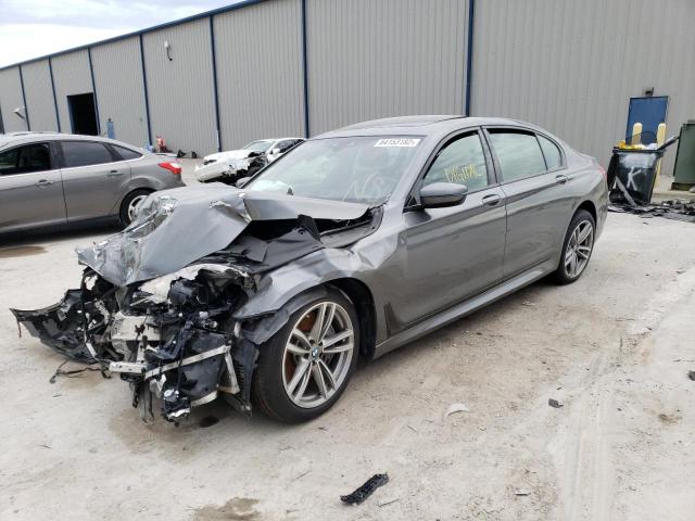 WBA7F0C59JGM23010 - 2018 BMW 750 I GRAY photo 2