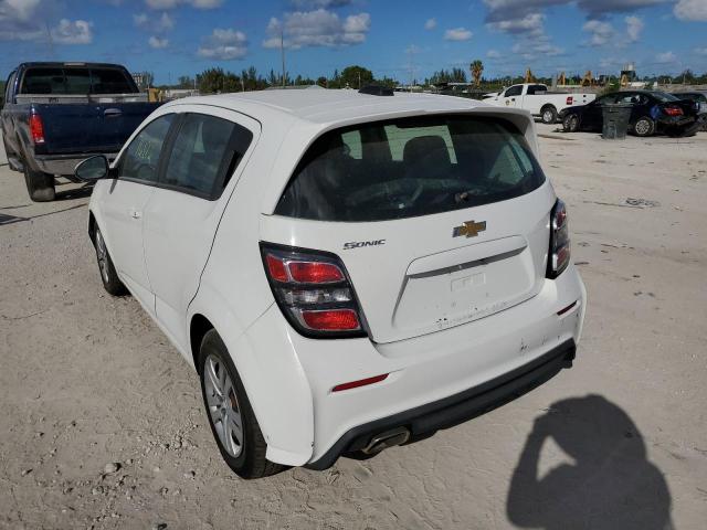 1G1JG6SH6H4138936 - 2017 CHEVROLET SONIC WHITE photo 3