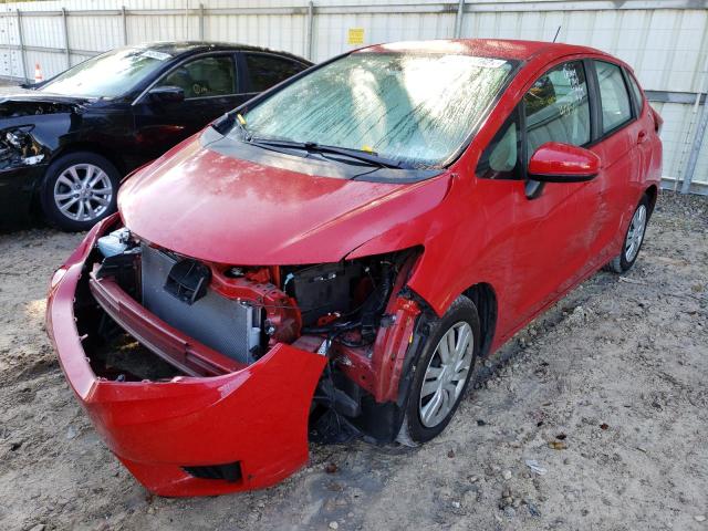 3HGGK5G52FM748196 - 2015 HONDA FIT LX RED photo 2