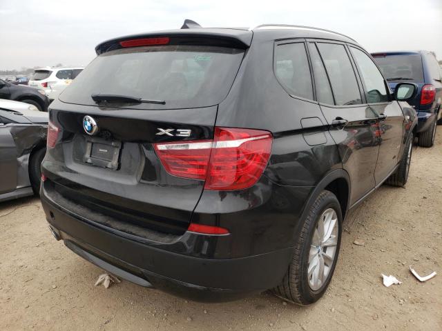 5UXWX9C55E0D39833 - 2014 BMW X3 XDRIVE2 BLACK photo 4