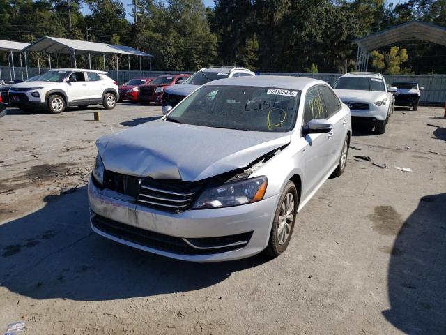 1VWAT7A32FC098384 - 2015 VOLKSWAGEN PASSAT S SILVER photo 2