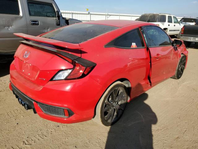2HGFC4B82KH301493 - 2019 HONDA CIVIC SPOR 红色 照片 4