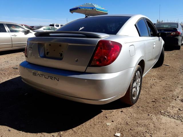 1G8AW12F94Z132308 - 2004 SATURN ION LEVEL SILVER photo 4