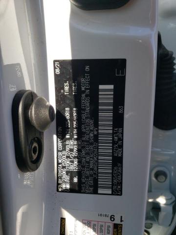 JTJSARDZ5M2264132 - 2021 LEXUS NX 300 BAS WHITE photo 10