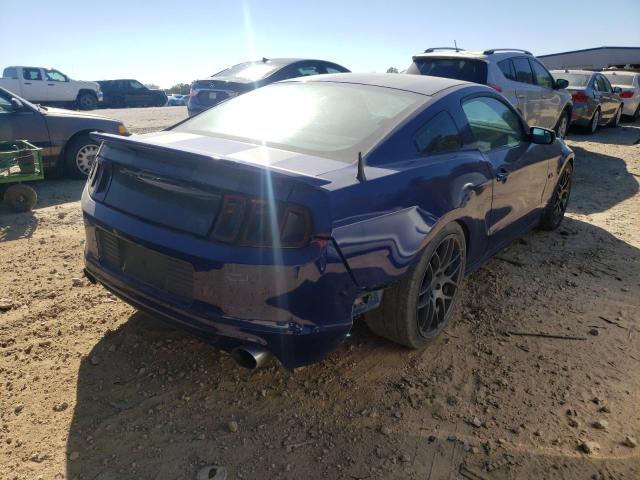 1ZVBP8CF8D5217966 - 2013 FORD MUSTANG GT BLUE photo 4