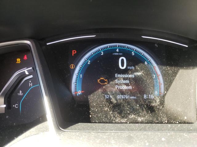 19XFC1F76HE005394 - 2017 HONDA CIVIC EXL Gümüş foto 8