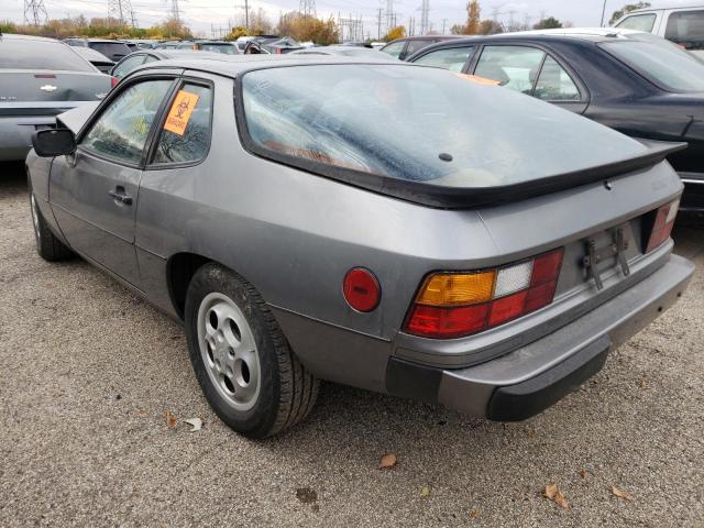 WP0AA0924JN452012 - 1988 PORSCHE 924 S GRAY photo 2