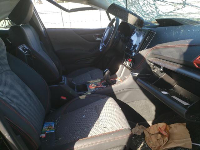 JF2SKARC0MH525378 - 2021 SUBARU FORESTER S BLACK photo 5