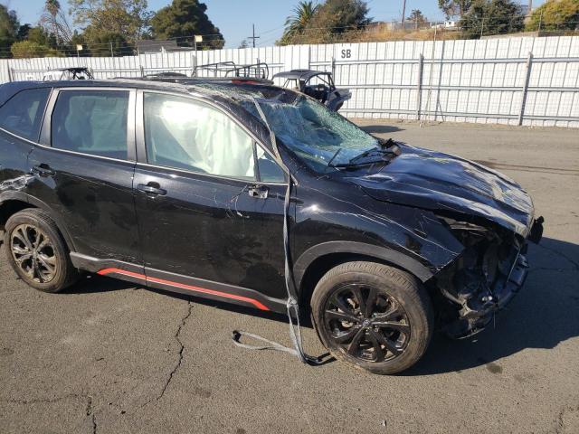 JF2SKARC0MH525378 - 2021 SUBARU FORESTER S BLACK photo 9