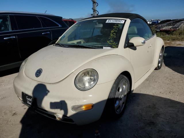 3VWCK21Y73M330692 - 2003 VOLKSWAGEN NEW BEETLE Weiß Foto 2