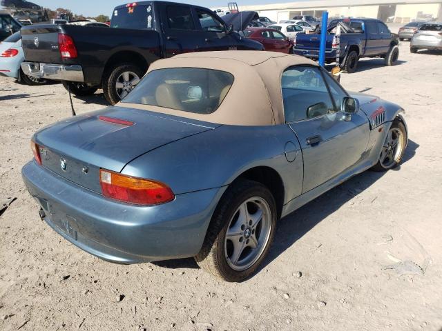 4USCH7323VLE03162 - 1997 BMW Z3 1.9 BLUE photo 4