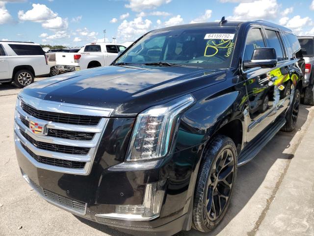 1GYS3HKJ5GR426982 - 2016 CADILLAC ESCALADE E BLACK photo 2