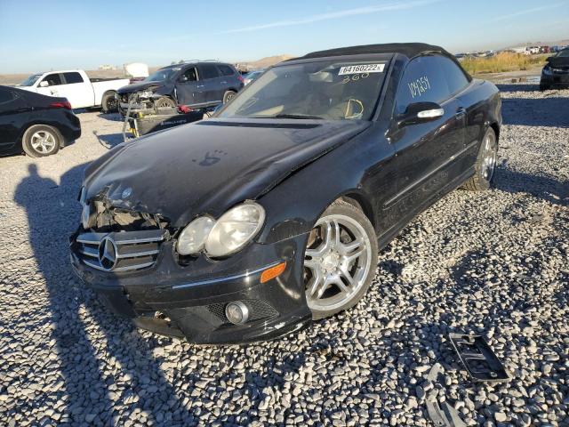 WDBTK72FX9T102210 - 2009 MERCEDES-BENZ CLK 550 BLACK photo 2