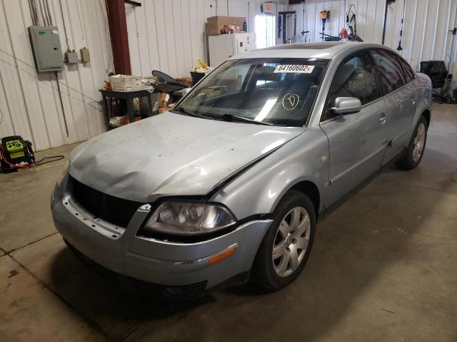 WVWTH63B32P113490 - 2002 VOLKSWAGEN PASSAT GLX Mavi foto 2