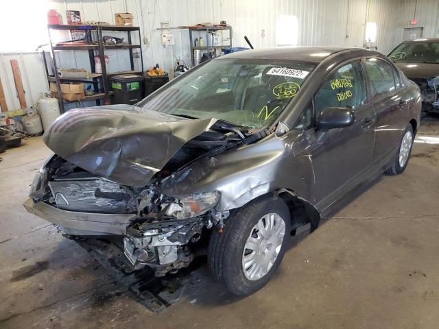 19XFA1F3XBE018045 - 2011 HONDA CIVIC VP GRAY photo 2