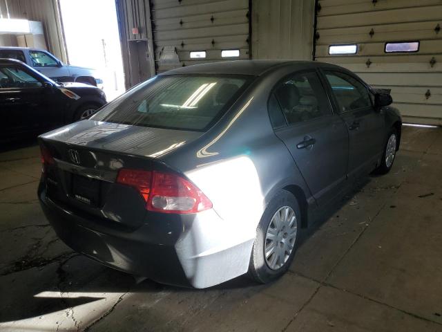 19XFA1F3XBE018045 - 2011 HONDA CIVIC VP GRAY photo 4