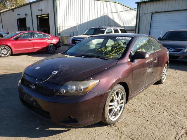 JTKDE167780238302 - 2008 SCION TC PURPLE photo 2