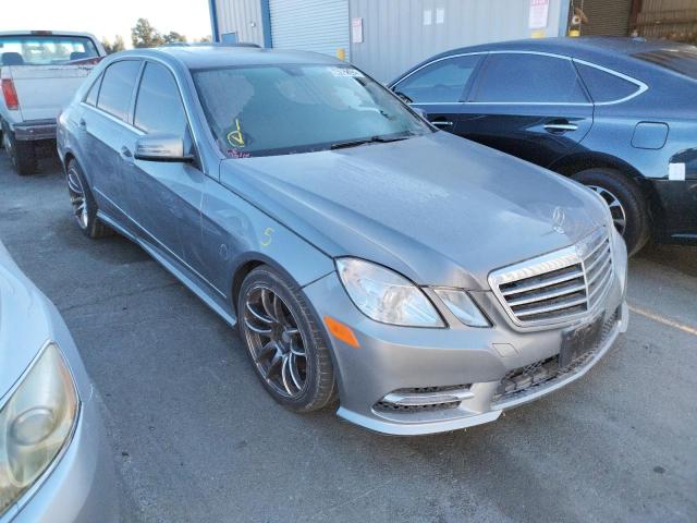 WDDHF2EB3DA721474 - 2013 MERCEDES-BENZ E 350 BLUE GRAY photo 1