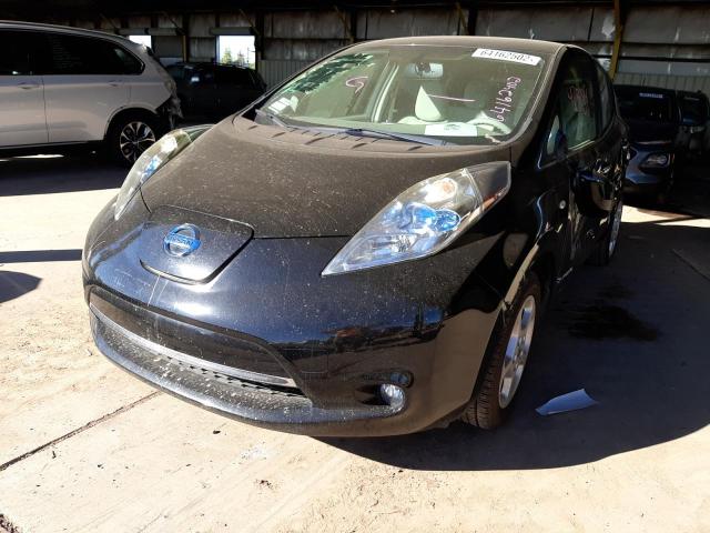 JN1AZ0CP3BT008374 - 2011 NISSAN LEAF SV BLACK photo 2