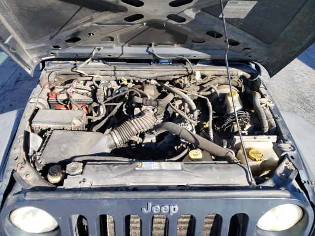 1J4GA39137L230630 - 2007 JEEP WRANGLER X BLUE photo 7