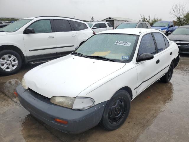 1Y1SK5261TZ009707 - 1996 GEO PRIZM WHITE photo 2