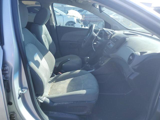 1G1JB5SH2C4194213 - 2012 CHEVROLET SONIC LS SILVER photo 5