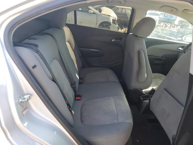 1G1JB5SH2C4194213 - 2012 CHEVROLET SONIC LS SILVER photo 6