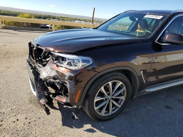 5UXTR9C58JLD89017 - 2018 BMW X3 XDRIVE3 BROWN photo 9