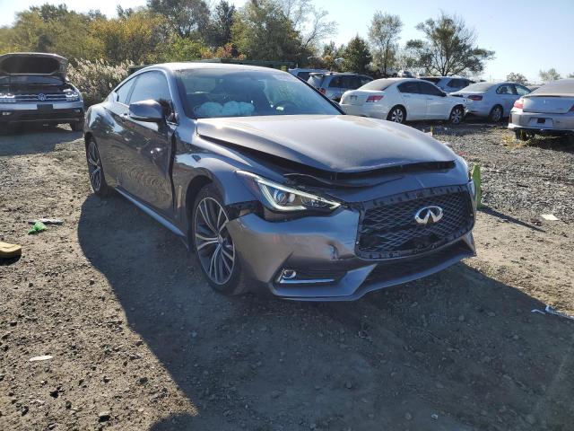 JN1EV7EL0JM392171 - 2018 INFINITI Q60 LUXE 3 GRAY photo 1