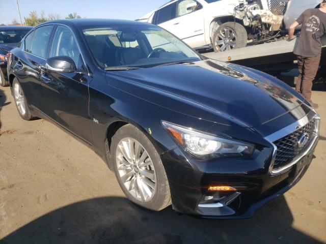 JN1EV7AR2KM557732 - 2019 INFINITI Q50 LUXE BLACK photo 1