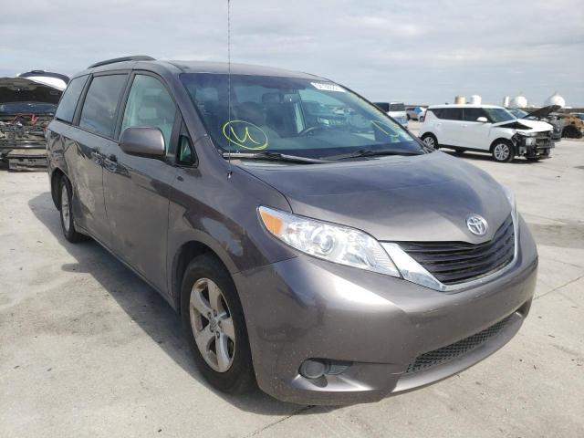 5TDKK3DC8ES443851 - 2014 TOYOTA SIENNA LE BROWN photo 1