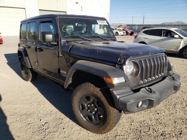 1C4HJXDN5JW262576 - 2018 JEEP WRANGLER U ნაცრისფერი ფოტო 1