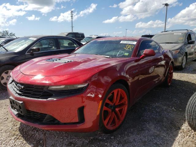 1G1FE1R74N0100541 - 2022 CHEVROLET CAMARO LT1 RED photo 2