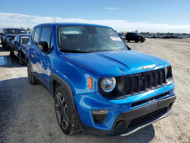 ZACNJAAB0LPL87833 - 2020 JEEP RENEGADE S BLUE photo 1