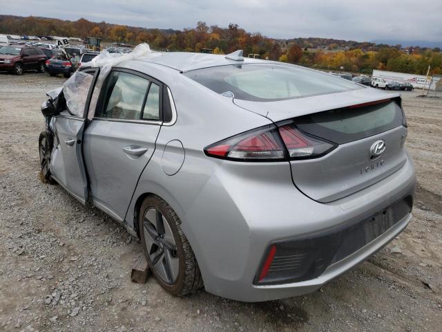 KMHC85LC7LU234914 - 2020 HYUNDAI IONIQ SEL SILVER photo 3