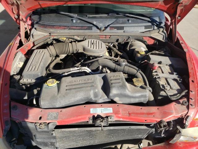 1B4HS28Z21F597546 - 2001 DODGE DURANGO RED photo 7