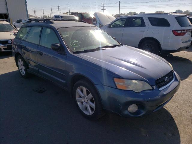 4S4BP61C967360072 - 2006 SUBARU LEGACY OUT BLUE photo 1