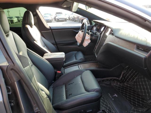 5YJSA1E25MF427767 - 2021 TESLA MODEL S GRAY photo 5