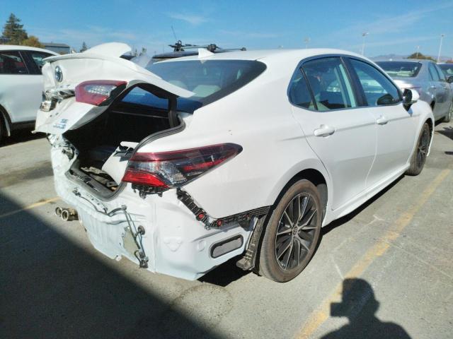 4T1G31AK1NU584691 - 2022 TOYOTA CAMRY NIGH WHITE photo 4