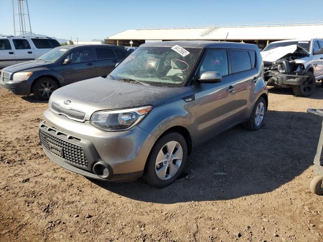 KNDJN2A25E7085272 - 2014 KIA SOUL GRAY photo 2