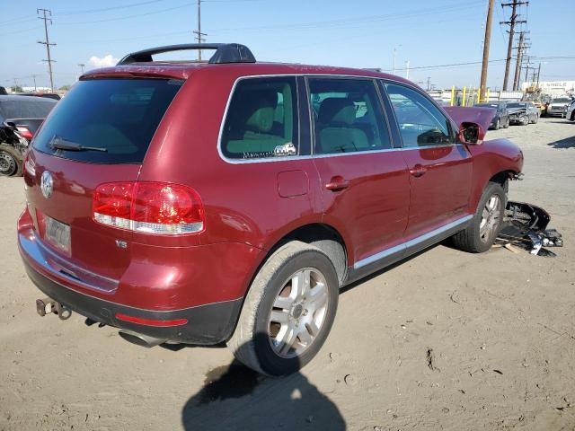 WVGZM77L55D071145 - 2005 VOLKSWAGEN TOUAREG 4. MAROON photo 4