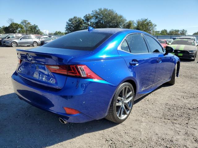 JTHBA1D2XG5006262 - 2016 LEXUS IS 200T BLUE photo 4